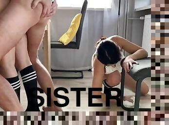 Twin Sisters - Licking the pee out of her ass - Rimming and pissing