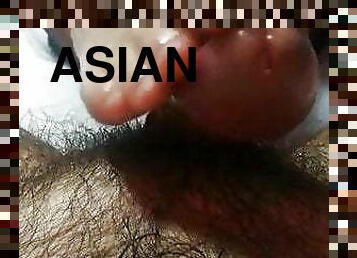 azijski, amaterski, masaža, kurac