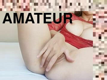 masturbation, orgasme, chatte-pussy, giclée, amateur, jouet, française, blonde, petite