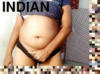 Cute Look Indian Bhabi Showing Her Wet Pussy and Boobs
