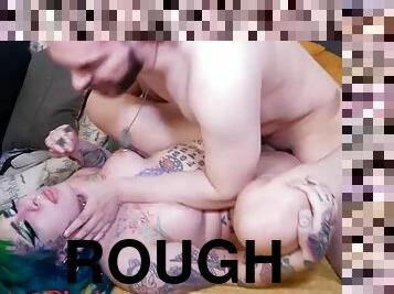 Emo PAWG loves rough sex