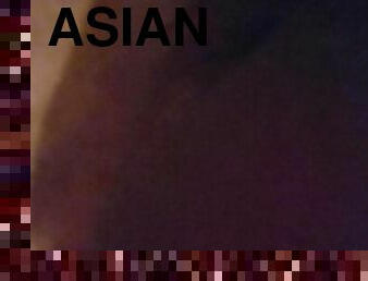 asiatique, masturbation, anal, jouet, gay
