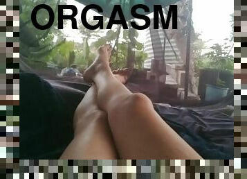 orgasme, amatør, massage, solo