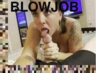 rumpe, store-pupper, svær, amatør, blowjob, cumshot, milf, mamma, pov, cum