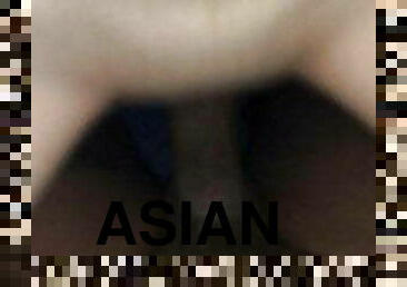 asiatisk, gammel, fisse-pussy, udløsning, blandede-racer, japans, 18-årige, snæver, ridning, ældre