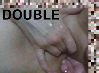 Double fingering of a Bulgarian wife