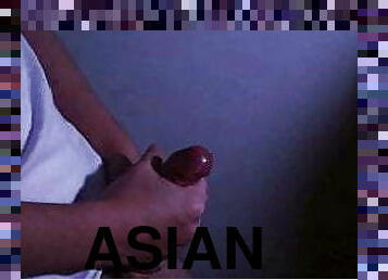 asiatisk, gigantisk, masturbation, cumshot, gigantisk-kuk, gay, arabisk, avrunkning, sprut, twink