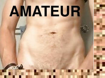 masturbation, amateur, énorme-bite, gay, brésil, secousses, fétiche, solo, minet, bite