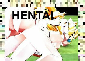 estilo-cão, anal, fudendo, hentai