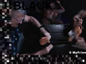 interracial, gay, bdsm, black, sexe-de-groupe, trio, pieds, fétiche, bondage, orteils