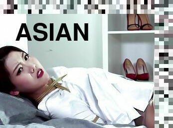 азиатки, bdsm, чорапи, фетиш, соло, робство, брюнетка