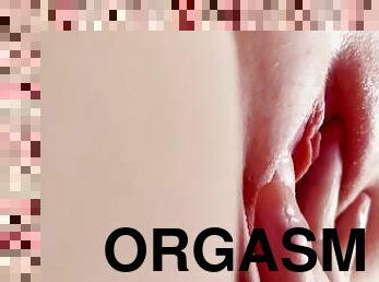 orgasmo, coño-pussy, amateur, adolescente, casero, con-los-dedos, húmedo