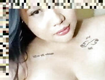 asiatisk, leke, fingret, dildo, filipinsk