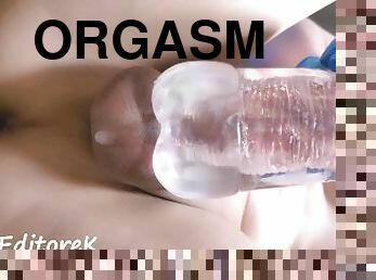 masturbation, orgasm, fitta-pussy, leksak, sprut, tight, vått