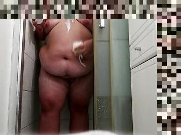 baignade, grosse, amateur, anal, énorme-bite, jouet, gay, belle-femme-ronde, joufflue, douche