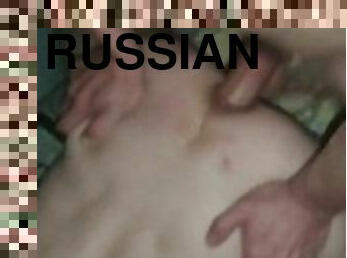 russisk, mager, amatør, kæmpestor-pik, bøsse, realitet, pik, hårdhændet