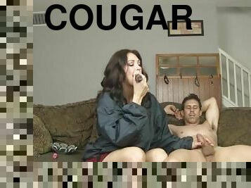 Hony Cougar Charlee Chase Gets Thick Cigar And Hard Dick!