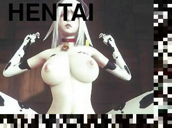 Beautiful Cow Girl - 3D Realistic Hentai - (Uncensored)