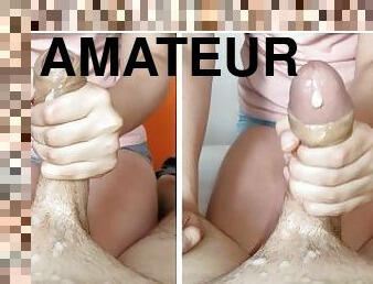 vieux, amateur, babes, ejaculation-sur-le-corps, énorme-bite, hardcore, branlette, couple, point-de-vue, jeune-18