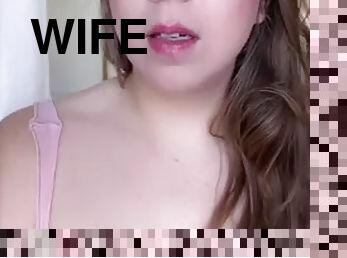 Where is your wife going to make her cum tonight? JOI game