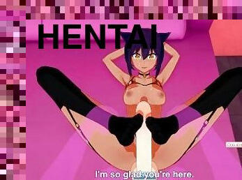 amateur, pieds, point-de-vue, anime, hentai, 3d, fétiche, branlette-avec-les-pieds