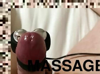 masturbation, amateur, ejaculation-sur-le-corps, jouet, massage, point-de-vue, ejaculation, solo