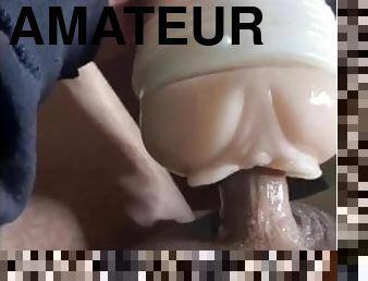 mastubasi, amatir, cumshot-keluarnya-sperma, mainan, sperma, seorang-diri