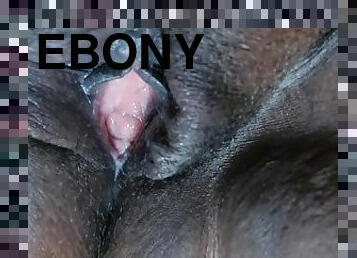 pussy, amatør, ebony, svart, våt, jomfru, blotting