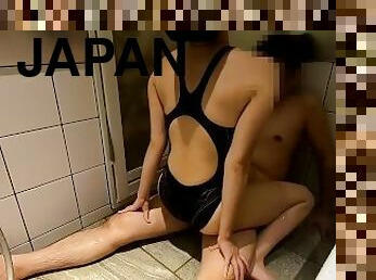 Japanese Racing Swimsuit&Swimcap&goggle bath room XXX