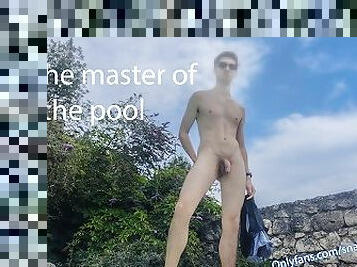 gigantisk, masturbation, publik, gigantisk-kuk, gay, juckande, ung18, college, pool, fetisch