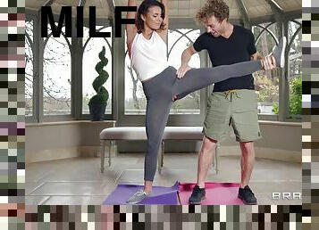 Sexy Fitness Chick Gets Fucked By Curly-haired Trainer - Vanessa Decker And Michael Vegas