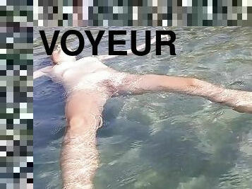 masturbation, nudiste, public, chatte-pussy, femme, amateur, cam, plage, voyeur, fétiche