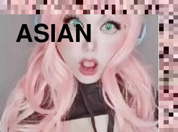 pink hair egirl dance mmd streamer gamer twitch girl hot asian