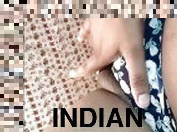 Indian girl pussy rubbing with panty