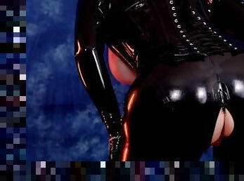 Fetish Latex Rubber compilation video MILF arya Grander teasing by kinky outfit free video