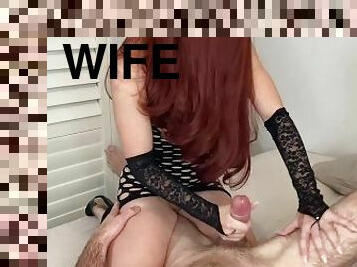 mastubasi, isteri, amatir, sayang, penis-besar, jenis-pornografi-milf, handjob-seks-dengan-tangan-wanita-pada-penis-laki-laki, pasangan, berambut-merah, sentakkan