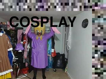 Kigurumi Cosplay PVC Raincoat and Breathplay Dress