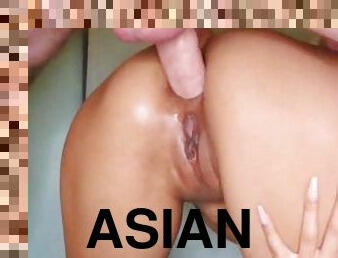 asian, amateur, dubur, perempuan-jelita, menghisap-zakar, interracial, remaja, tegar, perempuan-murah-slut, kotor