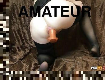 gigantisk, masturbation, amatör, anal, leksak, hardcore, dildo, fetisch