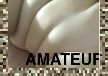 clitóris, orgasmo, cona-pussy, amador, babes, bbw, bochechuda, sozinho, espalhando