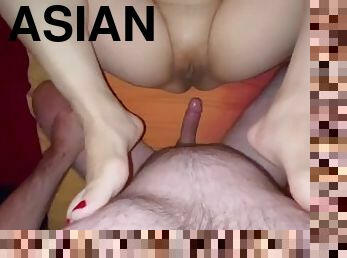 asiatisk, røv, gammel, amatør, moden, milf, massage, store-sorte-skønheder, ung-18, ældre