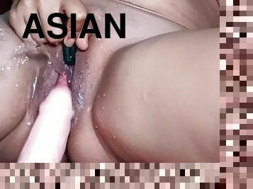 asia, orgasme, muncrat, amatir, remaja, mainan, buatan-rumah, pasangan, alat-mainan-seks, filipina