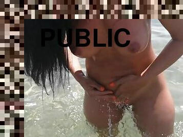 nudist, zunaj, scanje, javno, amaterski, fafanje, milf, camera, plaža, potovanje