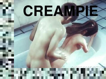 asia, pantat, mandi, payudara-besar, anal, jepang, creampie-ejakulasi-di-dalam-vagina-atau-anus-dan-keluarnya-tetesan-sperma, jenis-pornografi-animasi, payudara, bokong