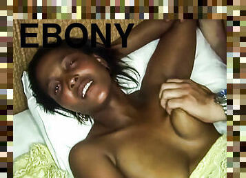 Ebony girl passed around by white masters and savagely fucked