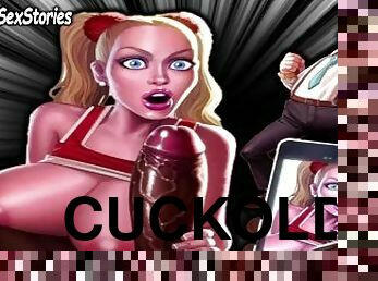Erotic Audio Story  Cuckold Husband watches wife being fucked Hard by BBC Black man  Cheating Slut