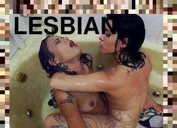 Summer Lesbian Kisses with Lust and Mary Luthay
