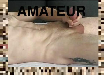 Hot Fit Straight Guy Moaning And Horny Masturbating, Cumshot On Abs
