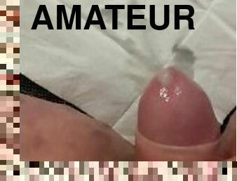 amateur, gay, joufflue, ejaculation, solo, bite