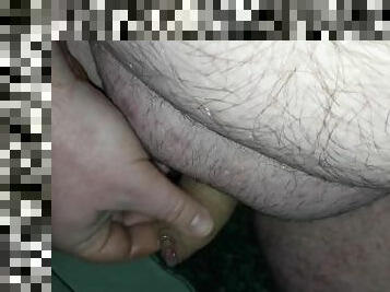 amateur, gay, joufflue, ejaculation, solo, bite